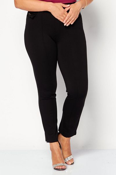 Diesel Women P-CUPERY Straight Leg Plain Pants, Black