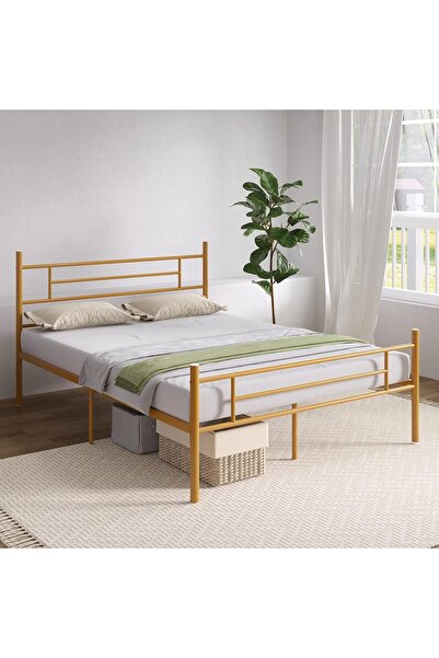 Özgök Tarım Özgök Tarım CNDHOME Metal Karyola HSN Metal Karyola Siyah Renk, Çift Kişilik, Ölçü Seçenekli