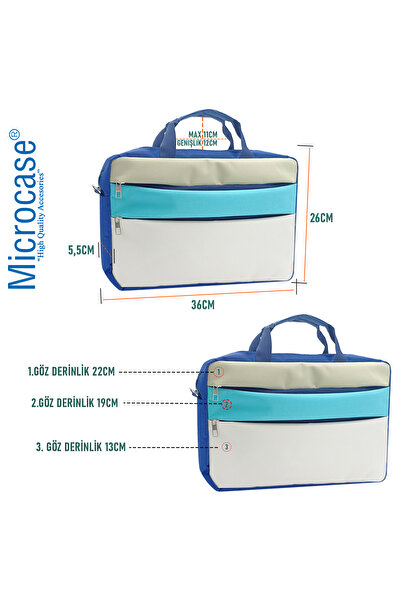 Microcase Samsung Tab S9 FE X510 10.9 inch ile uyumlu Çanta+Bluetooth Klavye+Mouse+Tablet Standı Siyah-AL4840