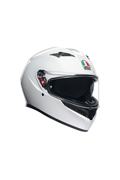 AGV K3 Mono Seta White Kapalı Kask