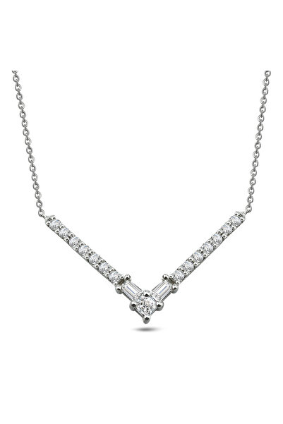 Ariş Pırlanta Fantezi Baget Kolye