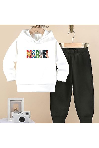 BENROMA Marvel Printed Colorful Kids Tracksuit Set - Oversize Unisex Product