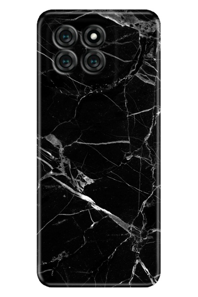 Reeder S71 Kılıf Kapak Baskılı Mermer Siyah