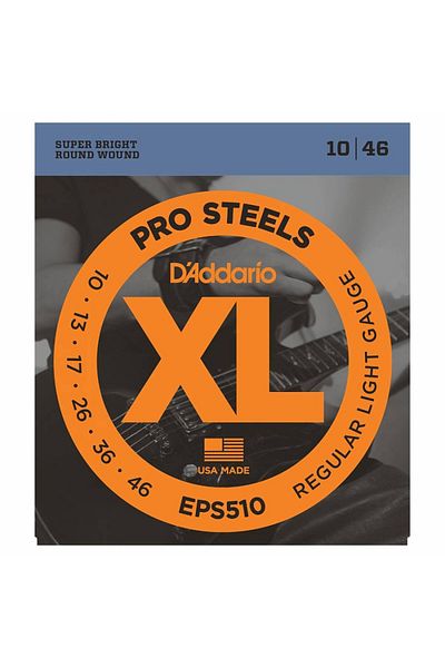 Daddario D'addario Pro Steels Eps510 Electric Guitar String (010-046)