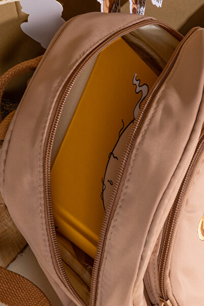 YOYOSO Teddy Island Brown Children's Backpack