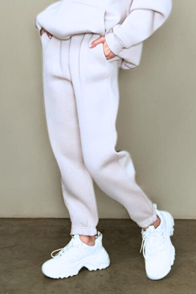 YAKAMEL Γυναικείο χειμερινό αθλητικό παντελόνι jogger με ελαστικό τελείωμα κα...