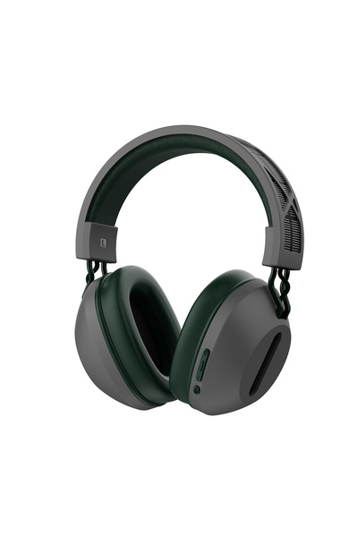 WIWU Anc Özellikli Çift Cihaz Destekli Bluetooth Kulaklık Wiwu Td-06 Solar Enerjili Kulak Üstü V5.3 Gri