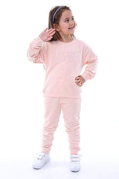 Kyex Комплект с бродирана блуза и пола за момичета