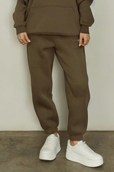 YAKAMEL Γυναικείο χειμερινό αθλητικό παντελόνι jogger με ελαστικό τελείωμα κα...