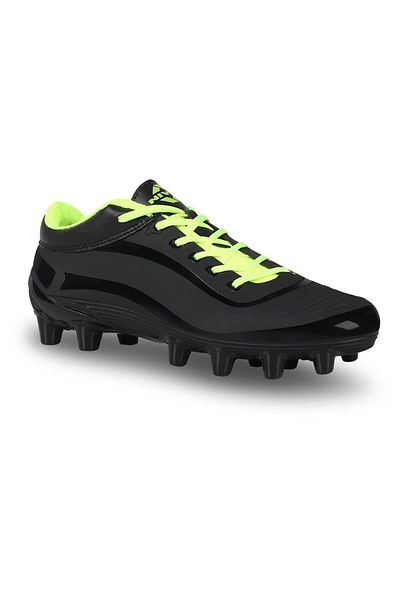 Nivia Airstrike Football Shoes | Black/green | 11 Uk/12 Us | Synthetic Leather | Pvc Sole