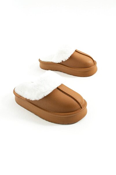 Fox Shoes T 918264209   Brown Plush Inside Women's Slippers