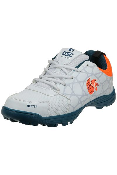 DSC Belter Cricket Shoes | Teal Blue | Size 2 Uk/3 Us | Super Lightweight | Superior Grip