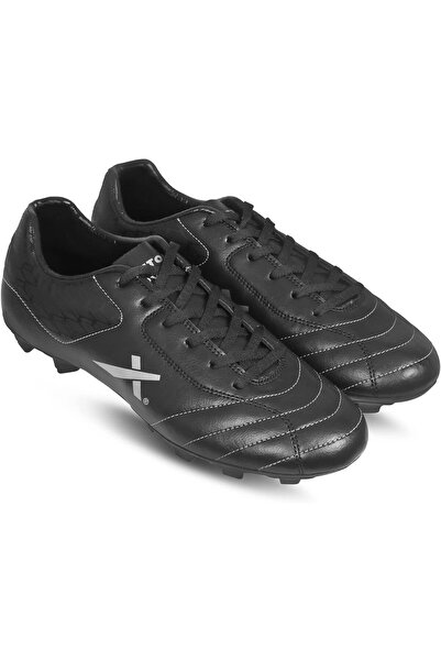 Vector X Dynamic Football Shoes | Black/silver | 3 Uk/4 Us | Synthetic Leather | Pvc Sole