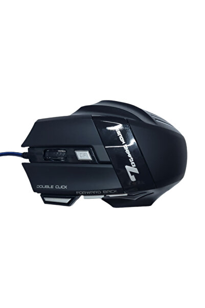 Gigi Panda 6 Tuşlu Oyuncu Bilgisayar Faresi (X7) 1,80 m Kablo Uzunluğu - Kablolu Mouse