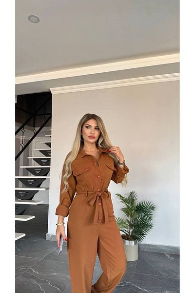 decision fashion Ολόσωμη φόρμα με ζώνη νέας σεζόν