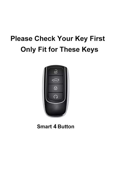 emii auto spare parts Key Case Cover for Chery Tiggo 8 Pro Max Tiggo 7 Pro Gray/Black
