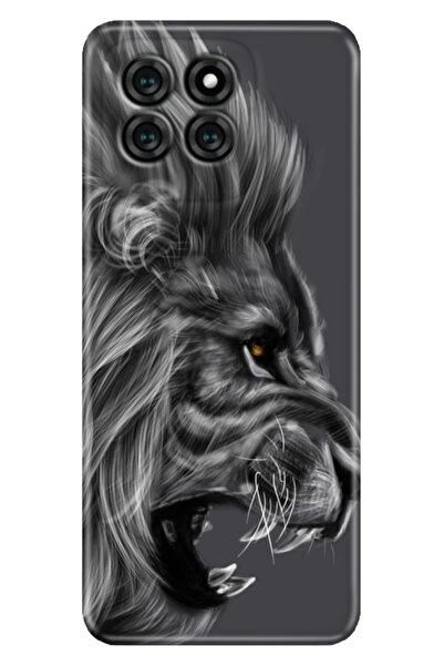 Reeder S71 Kılıf Kapak Baskılı Kara Aslan