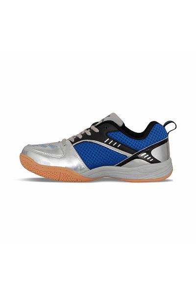 Nivia Appeal Badminton Shoes | Blue/silver | 3 Uk/4 Us/37 Eu | Non-marking Court Shoe