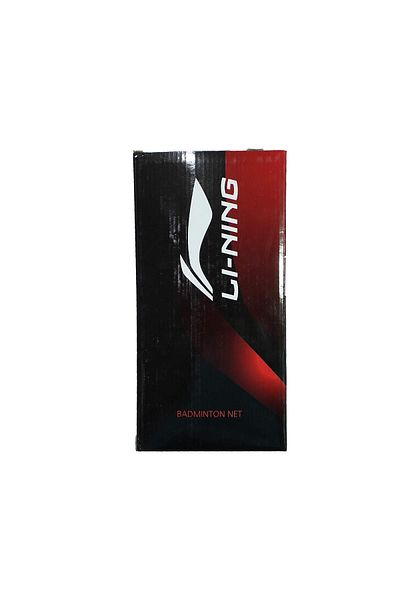 Li-Ning شبكة تنس الريشة من النايلون | باللون الأحمر | للاستخدام الداخلي والخارجي | لا تتضمن الأعمدة