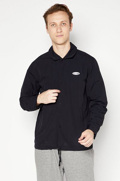 adidas Men Sportswear Fit Brand Logo Training Jacket, Black
