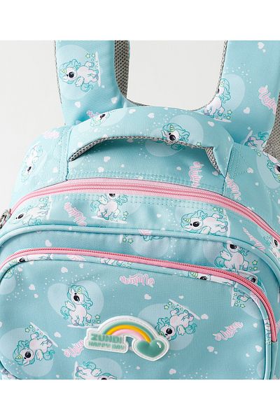 Fab N Funky حقيبة ظهر يونيكورن كلاسيكية، حجرة واسعة، حزام قابل للتعديل، 17 بوصة، 3 سنوات فما فوق - أزرق