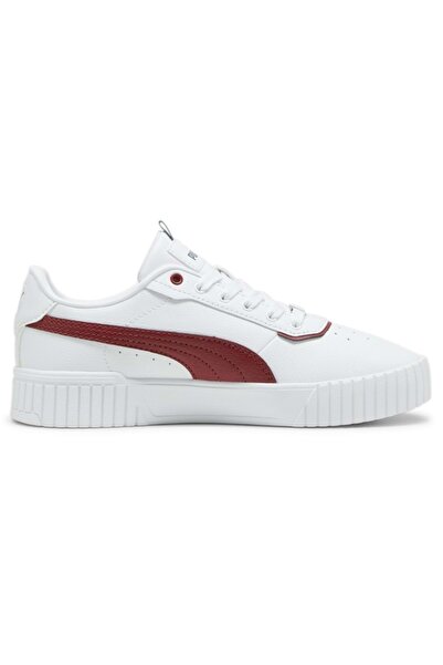 Puma 395017 Carina 2.0 Lux Sneaker Unisex Spor Ayakkabı KIRMIZI