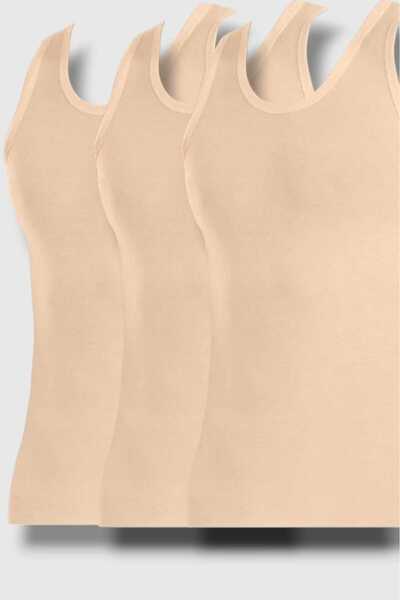 Fanilam 3-Piece Star Bamboo Tan Men's Undershirt