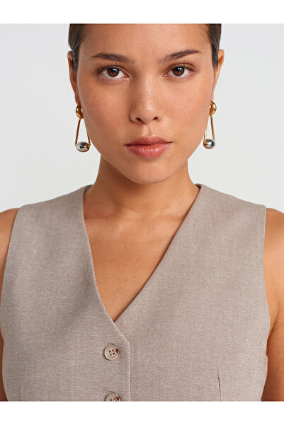 Dilvin 60564 Model Camel Color Strap Vest