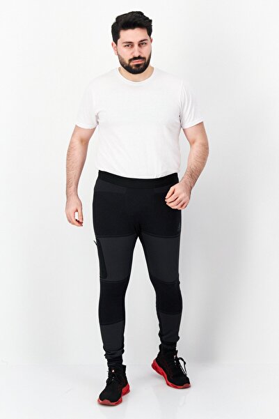 adidas Men Sportswear Fit Brand Logo Running Tights, Black