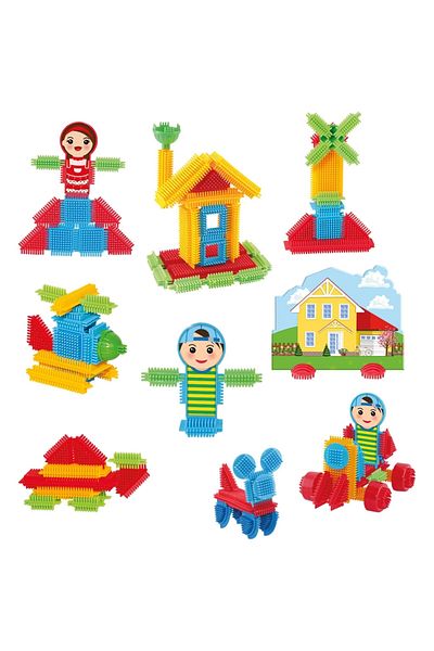 DEDE Cactus Blocks 75 Pieces Educational Learning Toy Block Sets with Pieces
