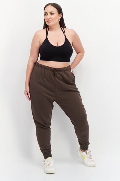 adidas Women Sportswear Fit Training Jogger Pants, Brown