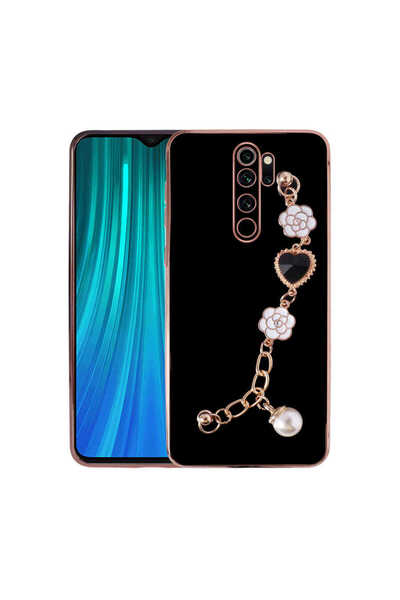 Ahlttiba غطاء سيليكون تاكا متوافق مع هاتف Xiaomi Redmi Note 8 Pro مع حامل يدو...