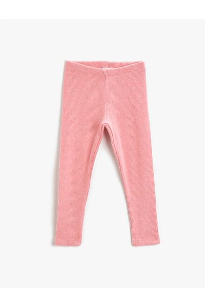 Koton Soft Textured Basic Tights