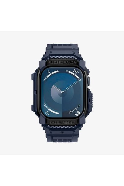 Spigen Apple Watch 46mm - Series 10 Rugged Armor Pro with Case and Band Strap