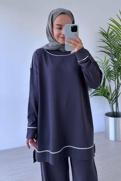 Ka Hijab Smoked Color Hijab Σετ 2 τεμαχίων - Λεπτομερής σωλήνωση