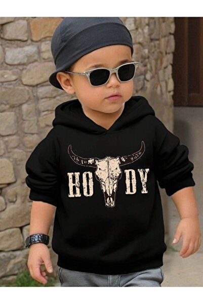 DAXİS Sportwear Company Детска суитшърт с качулка и принт