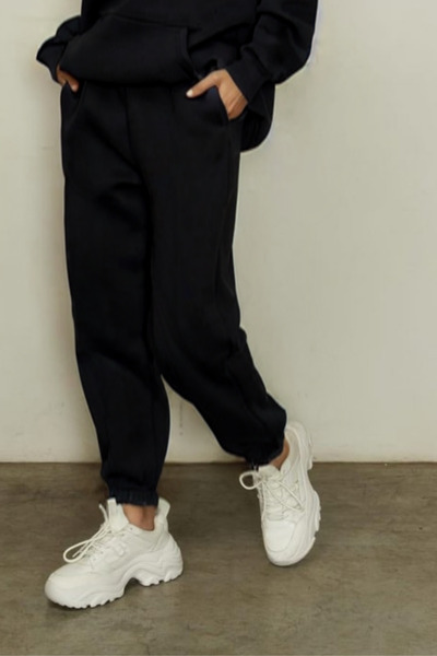 CMZ COLLECTİON Γυναικείο ψηλόμεσο φούτερ jogger oversize