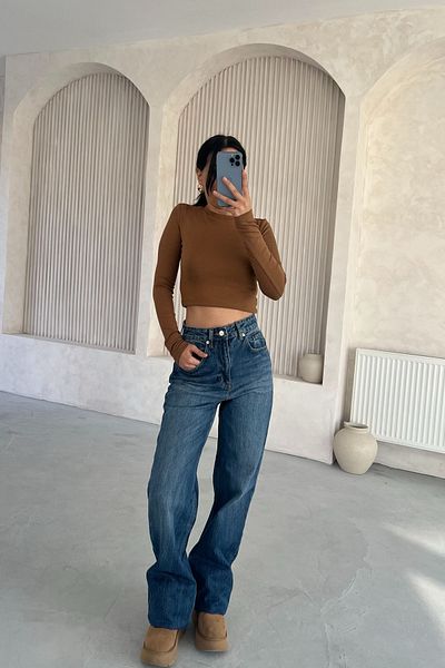 Seda Yalçın Atelier Blue Lismore Straight Fit Jeans