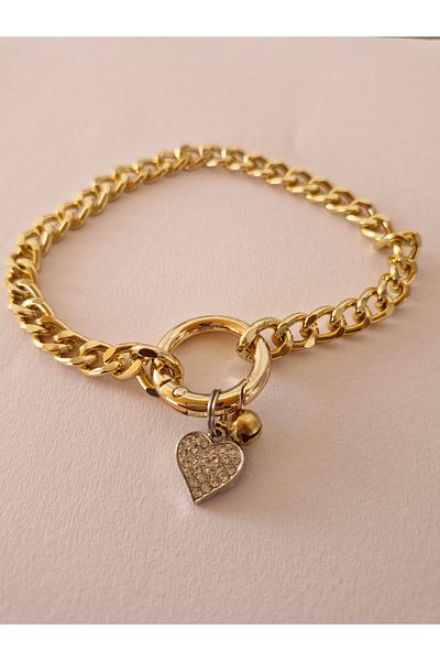 ZOBS Cat Collar Charm Chain with Bell for Kittens and Big Cats