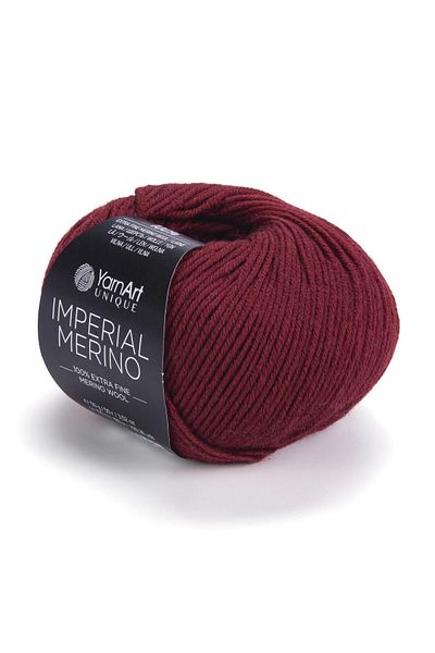 Yarnart IMPERIAL MERINO - ΠΛΕΚΤΟ ΝΗΜΑ ΧΕΡΙΟΥ Claret Red-3344