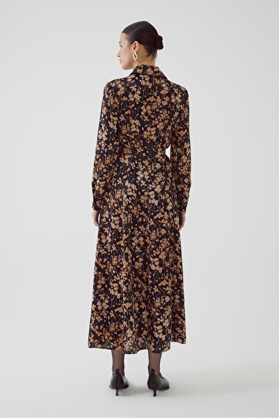 Exquise Çiçekli Regular Maxi Elbise