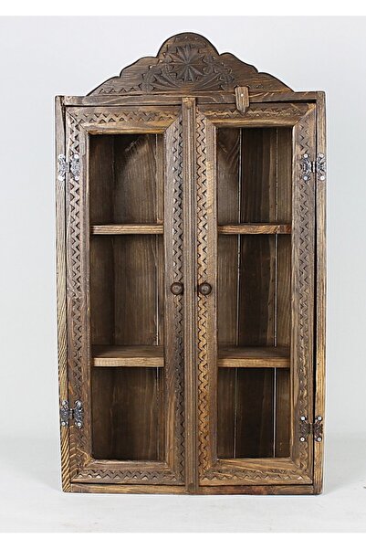 Otantik Çarşı خزانة طبية خشبية مقاس 40x69x12 سم.
