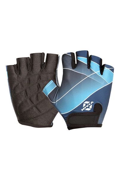Nivia Crystal Sports Glove | Navy Blue | Small | Micro Fiber Suede | Weight Lifting | Fitness