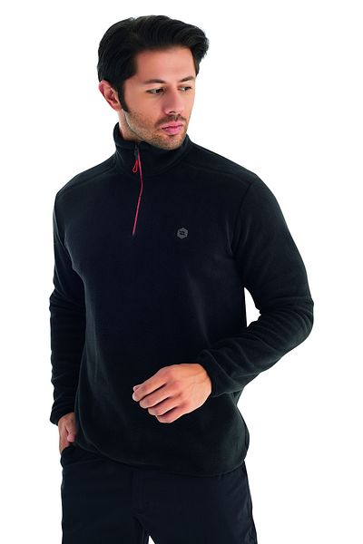 Crozwise Fleece Half Zip Sweat Μαύρο