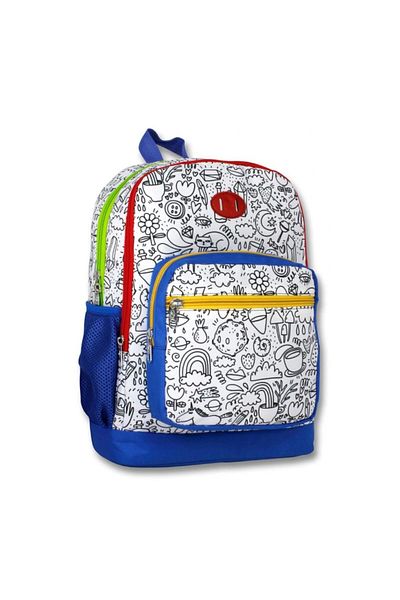 ÜMİT ÇANTA Rucsac pentru fete alb - multicolor Geanta de mana 3134