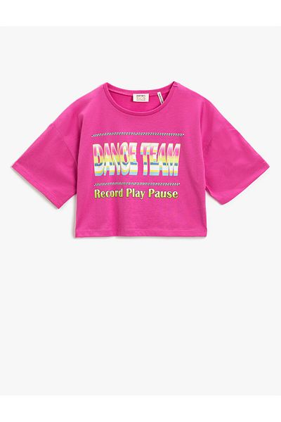 Koton Tricou imprimat cu mânecă scurtă din bumbac