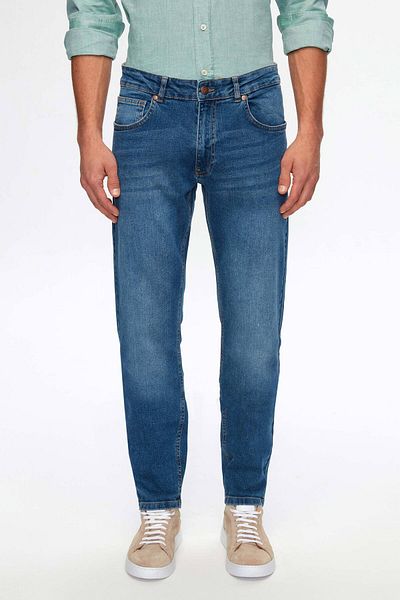 D'S Damat Slim Fit Navy Blue τζιν παντελόνι