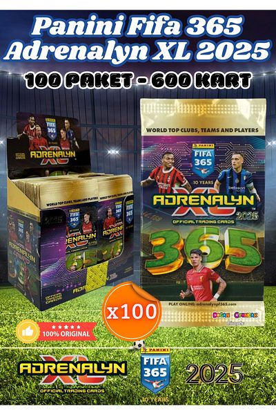 Doğan Oyuncak Dünyası Panini Fifa 365 Adrenalyn XL 2025 - 100 Pake Player Card