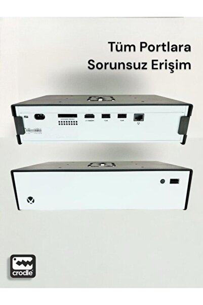 Crodle Xbox Series S Için Duvar Ve Masa Altı Montaj Standı Yerden Tasarruf Sağlar Rahat Hava Akışı