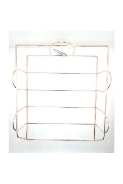 Syloon Metal Rose Gold A4 Document Shelf Single